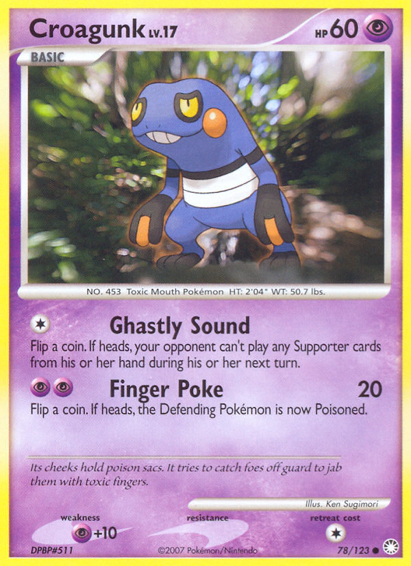 Croagunk (78/123) [Diamond & Pearl: Mysterious Treasures] | Odin's Place