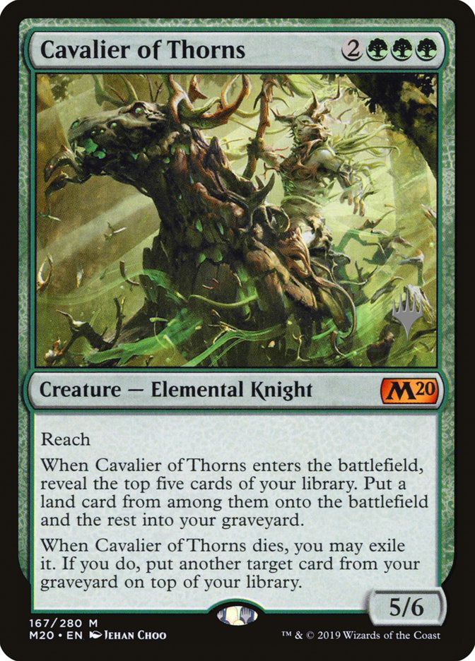 Cavalier of Thorns (Promo Pack) [Core Set 2020 Promos] | Odin's Place