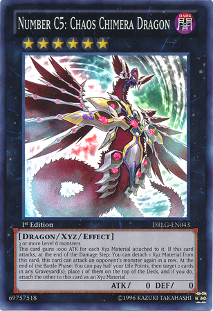 Number C5: Chaos Chimera Dragon [DRLG-EN043] Super Rare | Odin's Place