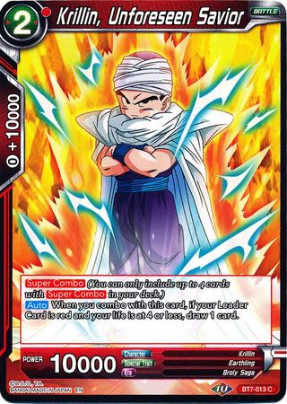 Krillin, Unforeseen Savior (BT7-013) [Assault of the Saiyans] | Odin's Place