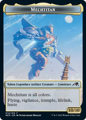 Samurai // Mechtitan Double-Sided Token [Kamigawa: Neon Dynasty Tokens] | Odin's Place