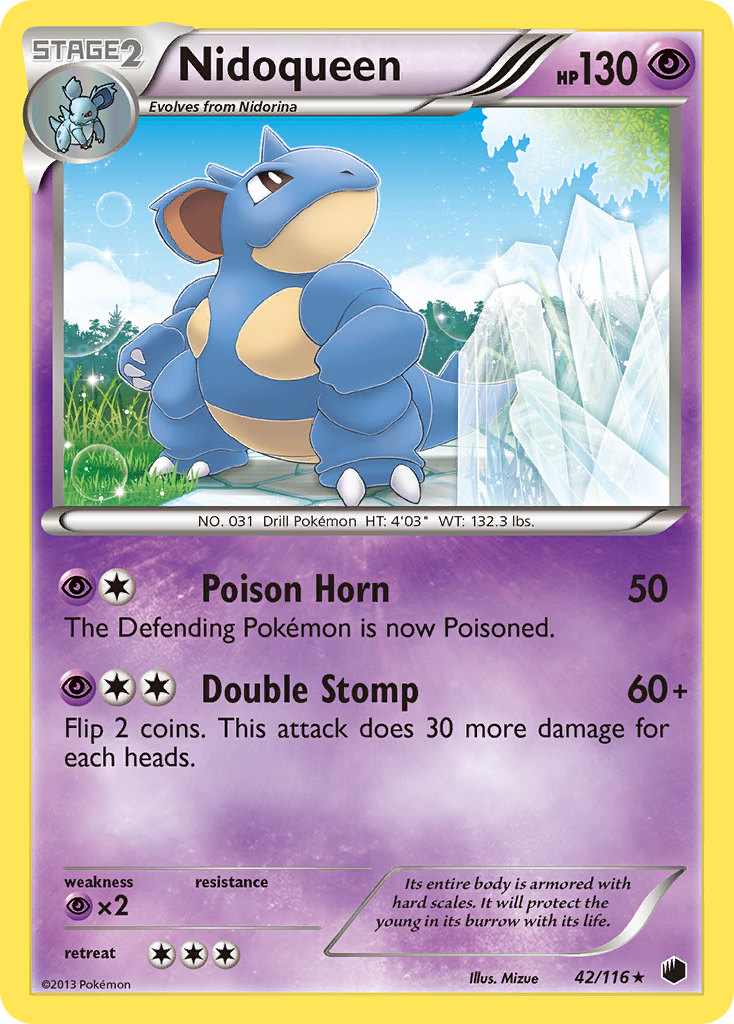 Nidoqueen (42/116) [Black & White: Plasma Freeze] | Odin's Place