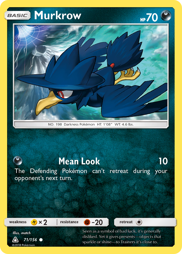 Murkrow (71/156) [Sun & Moon: Ultra Prism] | Odin's Place