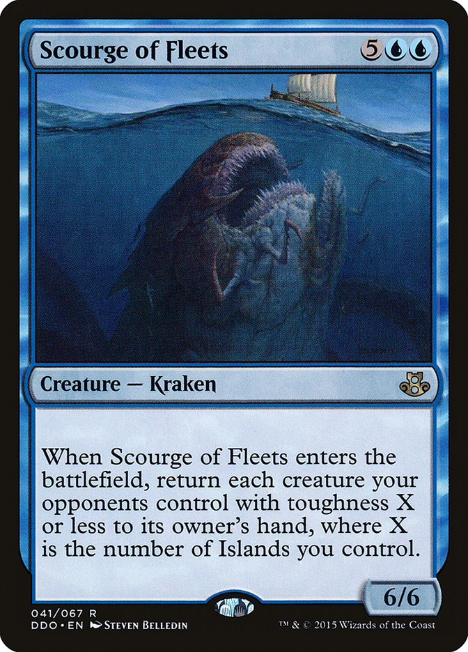 Scourge of Fleets (41) [Duel Decks: Elspeth vs. Kiora] | Odin's Place