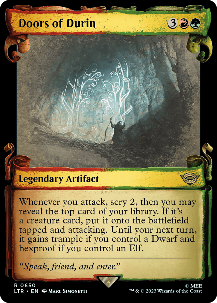 Doors of Durin [The Lord of the Rings: Tales of Middle-Earth Showcase Scrolls] | Odin's Place