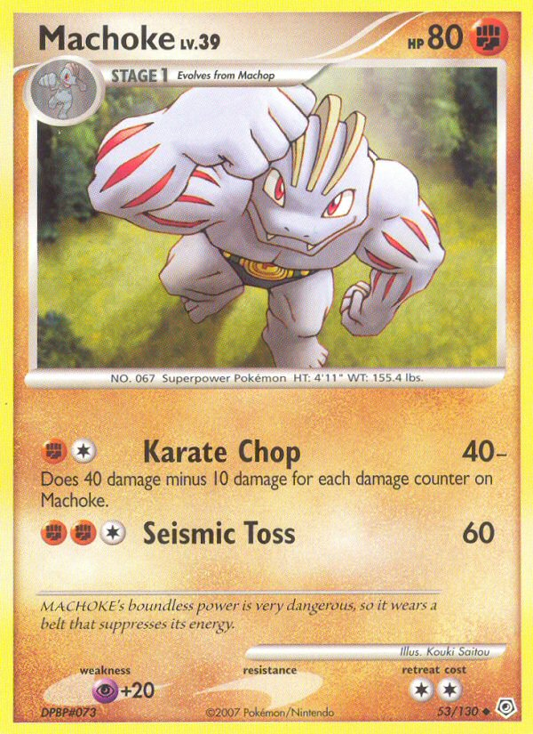 Machoke (53/130) [Diamond & Pearl: Base Set] | Odin's Place
