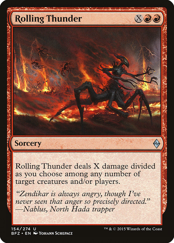 Rolling Thunder (154) [Battle for Zendikar] | Odin's Place