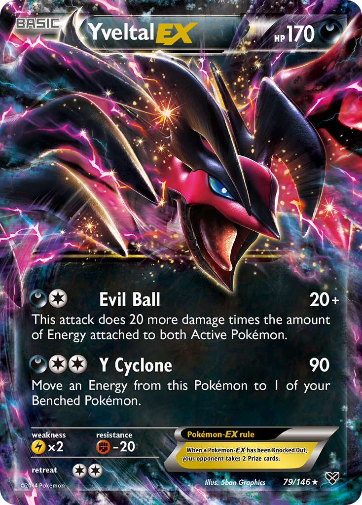 Yveltal EX (79/146) [XY: Base Set] | Odin's Place