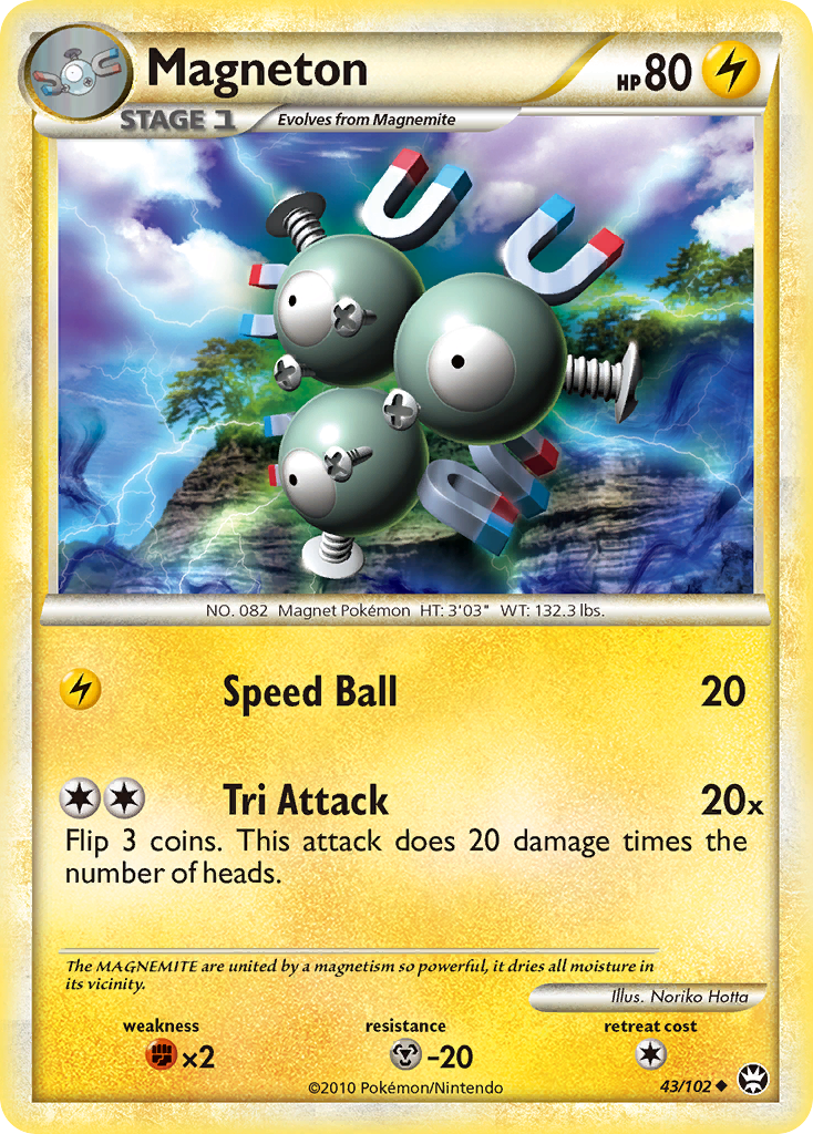 Magneton (43/102) [HeartGold & SoulSilver: Triumphant] | Odin's Place