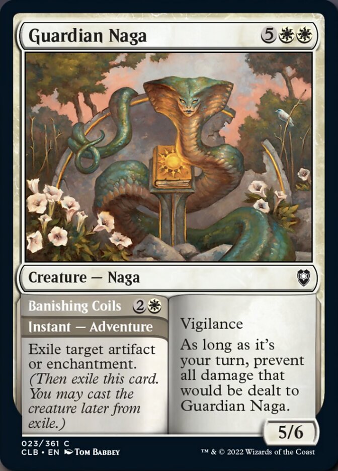 Guardian Naga // Banishing Coils [Commander Legends: Battle for Baldur's Gate] | Odin's Place