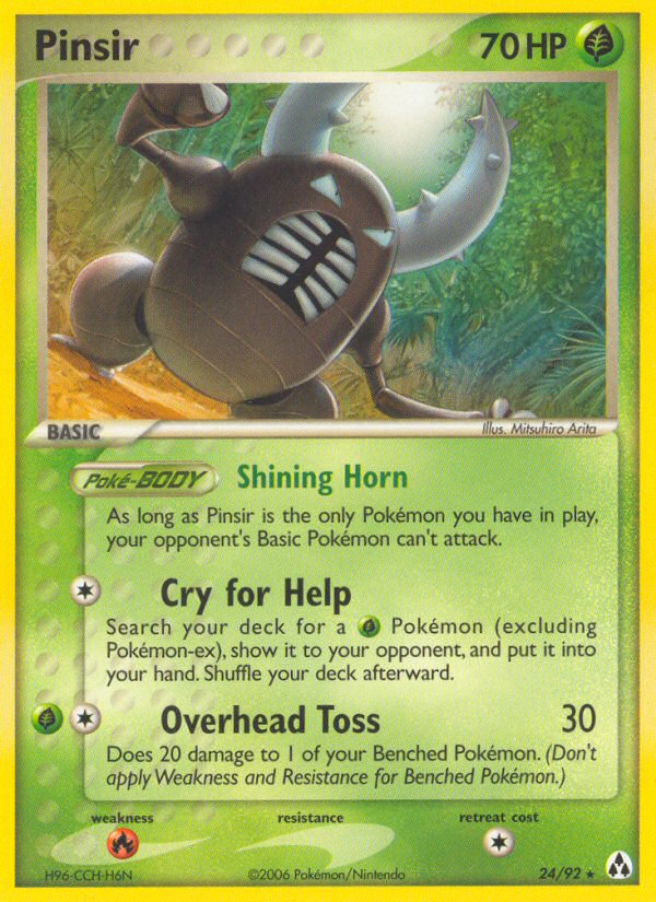 Pinsir (24/92) [EX: Legend Maker] | Odin's Place