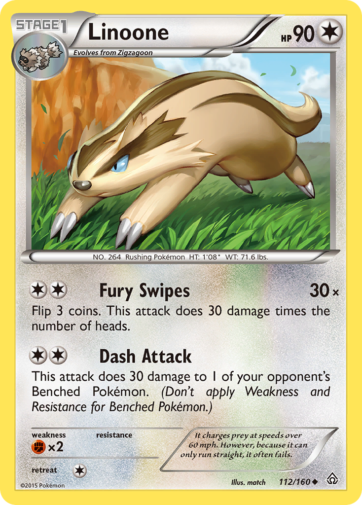 Linoone (112/160) [XY: Primal Clash] | Odin's Place