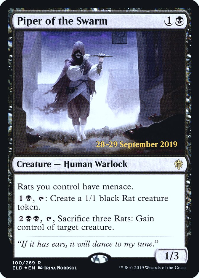 Piper of the Swarm [Throne of Eldraine Prerelease Promos] | Odin's Place