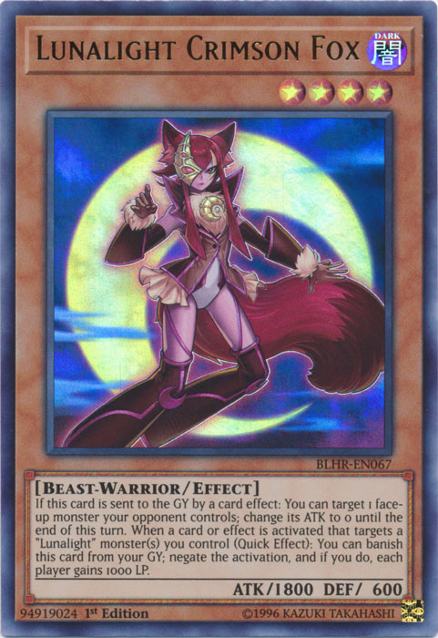 Lunalight Crimson Fox [BLHR-EN067] Ultra Rare | Odin's Place
