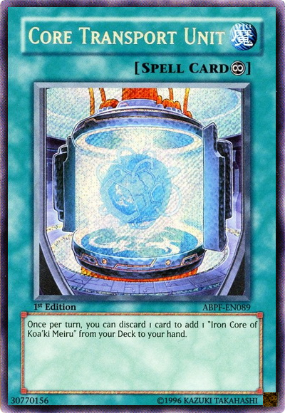 Core Transport Unit [ABPF-EN089] Secret Rare | Odin's Place