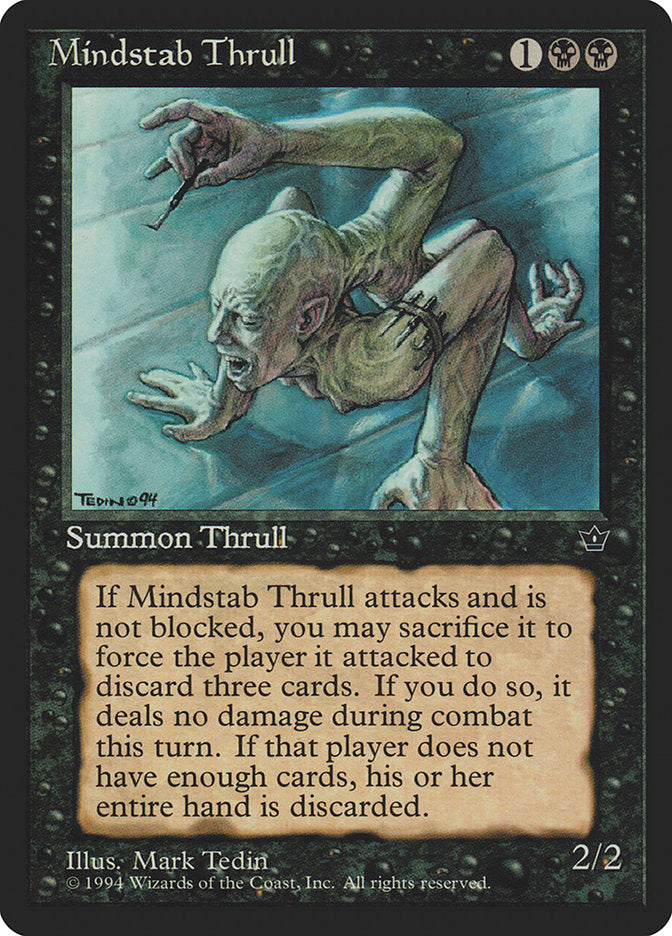 Mindstab Thrull (Mark Tedin) [Fallen Empires] | Odin's Place