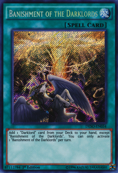 Banishment of the Darklords [DESO-EN034] Secret Rare | Odin's Place