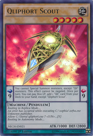 Qliphort Scout [NECH-EN021] Ultra Rare | Odin's Place