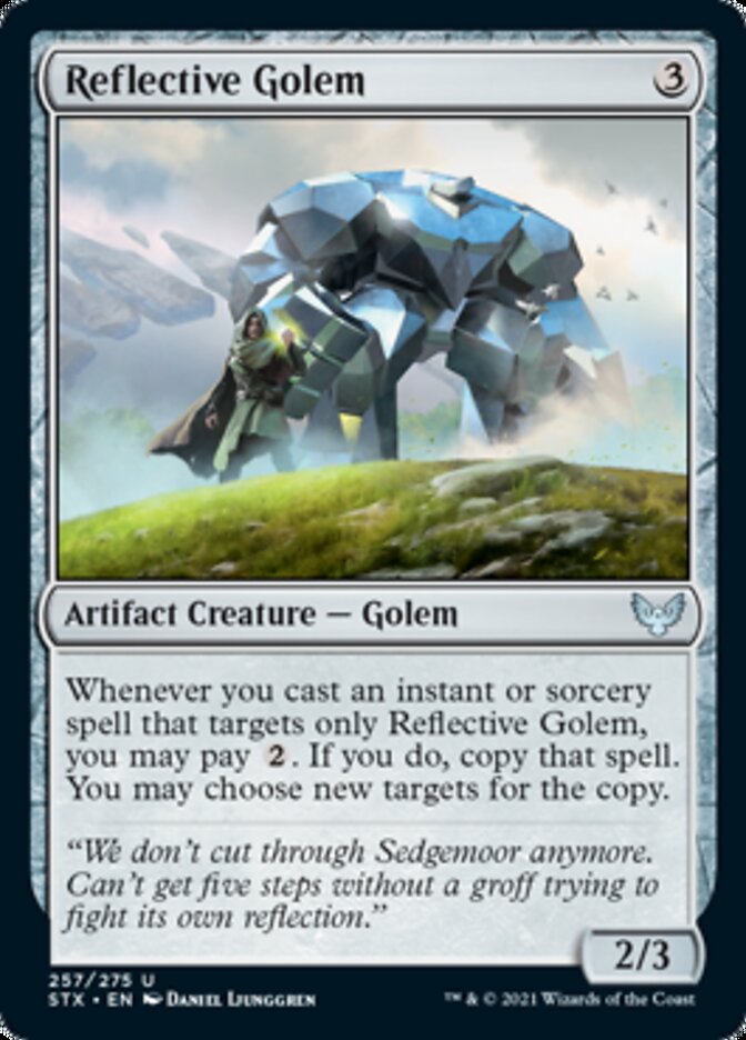 Reflective Golem [Strixhaven: School of Mages] | Odin's Place