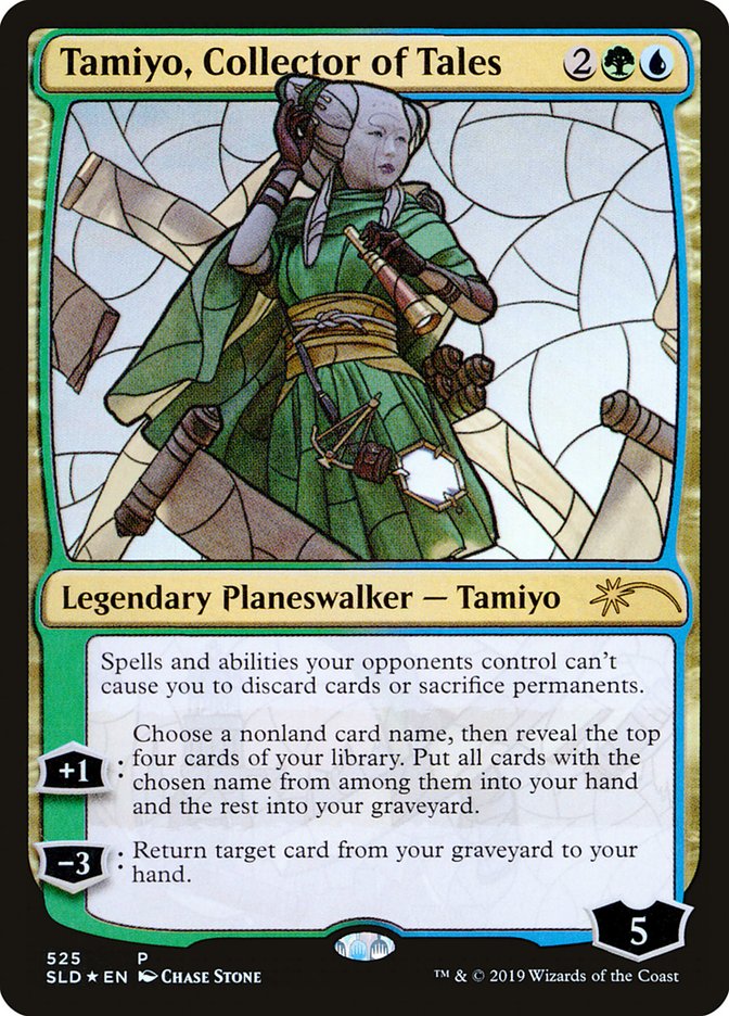 Tamiyo, Collector of Tales (Stained Glass) [Secret Lair Drop Promos] | Odin's Place