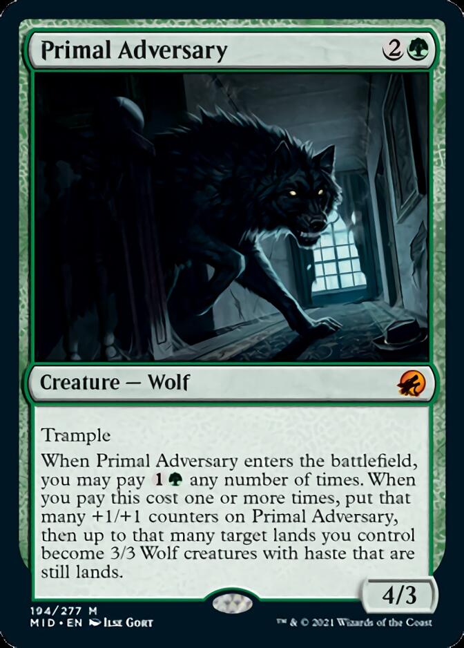 Primal Adversary [Innistrad: Midnight Hunt] | Odin's Place