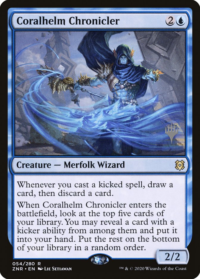 Coralhelm Chronicler (Promo Pack) [Zendikar Rising Promos] | Odin's Place
