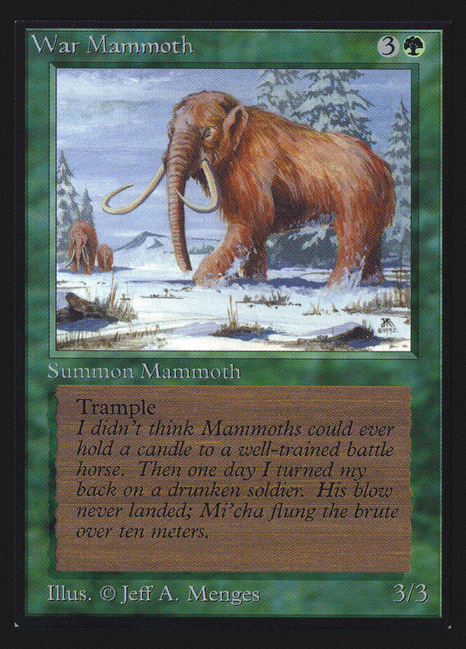War Mammoth [International Collectors' Edition] | Odin's Place