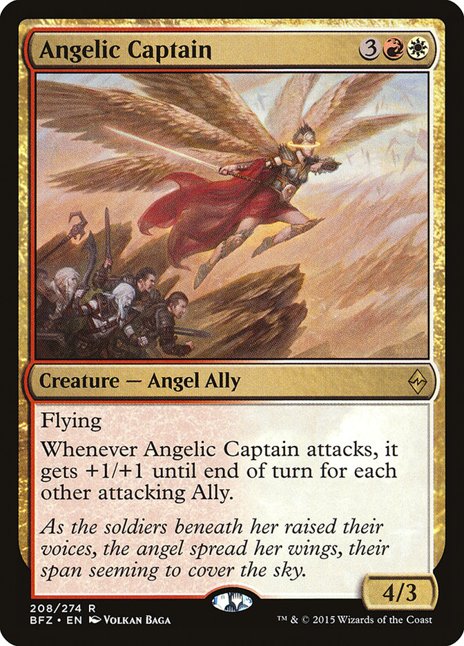 Angelic Captain (208) [Battle for Zendikar] | Odin's Place