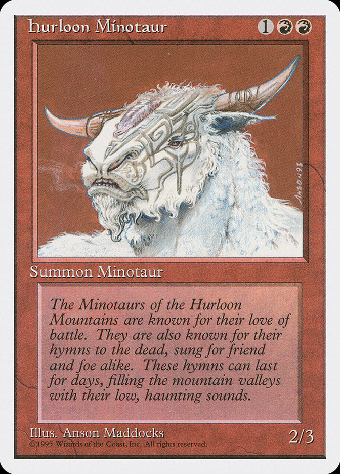 Hurloon Minotaur (202) [Fourth Edition] | Odin's Place