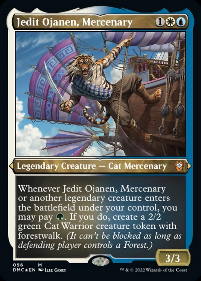 Jedit Ojanen, Mercenary (Foil Etched) [Dominaria United Commander] | Odin's Place