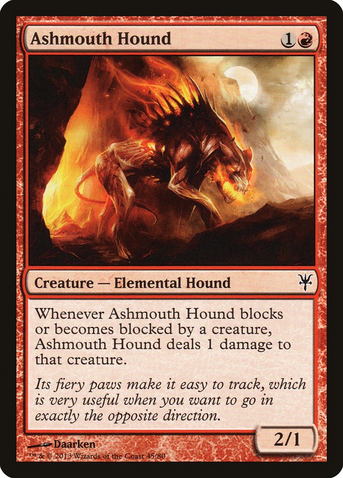 Ashmouth Hound (45) [Duel Decks: Sorin vs. Tibalt] | Odin's Place
