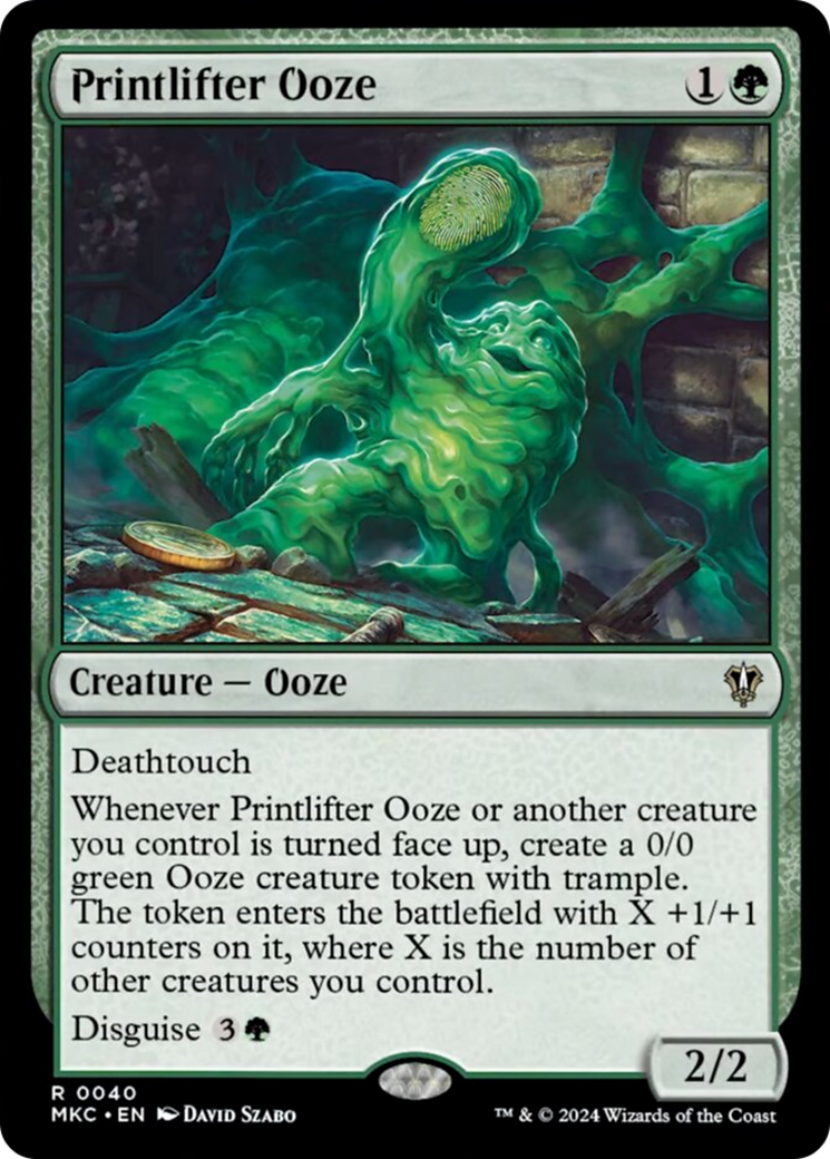 Printlifter Ooze [Murders at Karlov Manor Commander] | Odin's Place