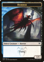 Copy // Horror Double-Sided Token [Guilds of Ravnica Guild Kit Tokens] | Odin's Place