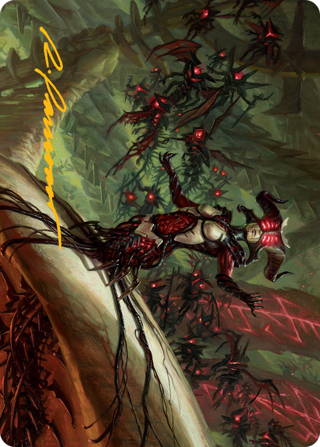 Sheoldred Art Card (Gold-Stamped Signature) [March of the Machine Art Series] | Odin's Place