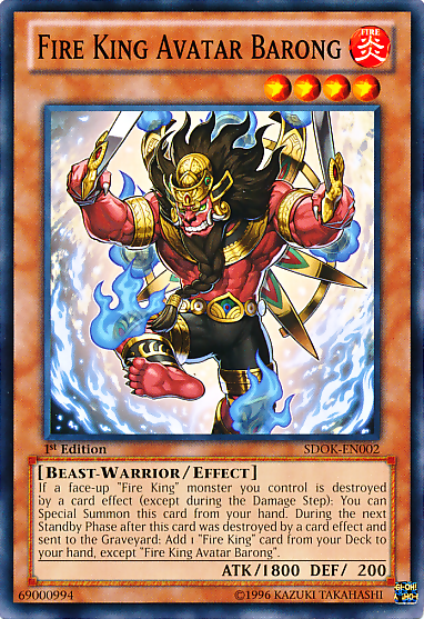 Fire King Avatar Barong [SDOK-EN002] Common | Odin's Place