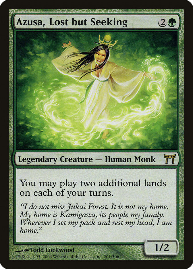 Azusa, Lost but Seeking (201) [Champions of Kamigawa] | Odin's Place
