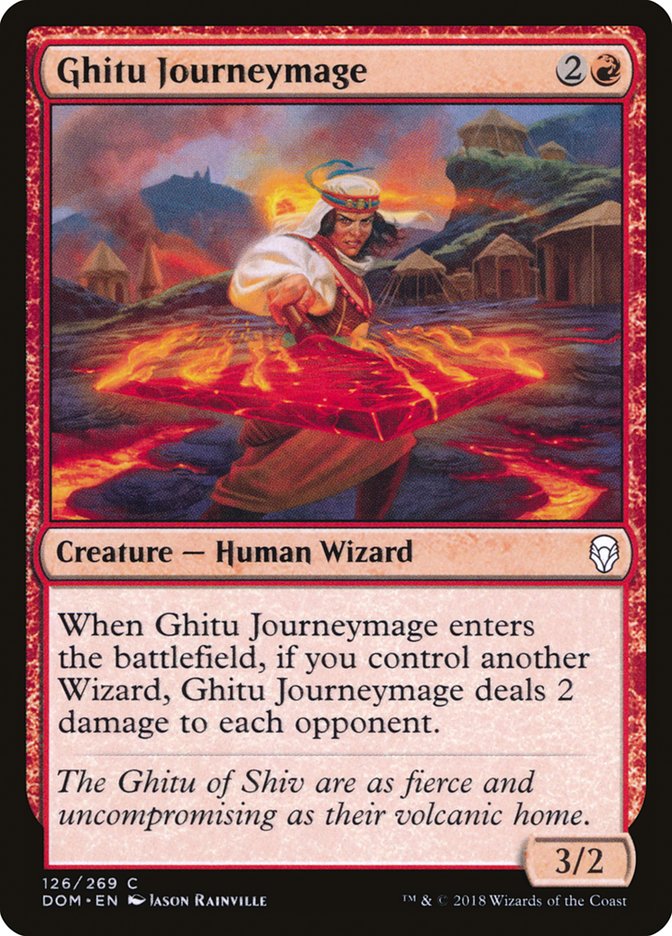 Ghitu Journeymage (126) [Dominaria] | Odin's Place