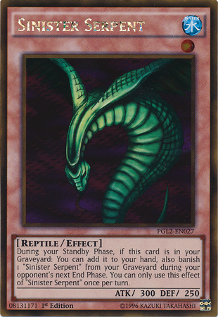 Sinister Serpent [PGL2-EN027] Gold Rare | Odin's Place