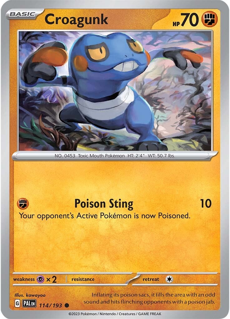 Croagunk (114/193) [Scarlet & Violet: Paldea Evolved] | Odin's Place
