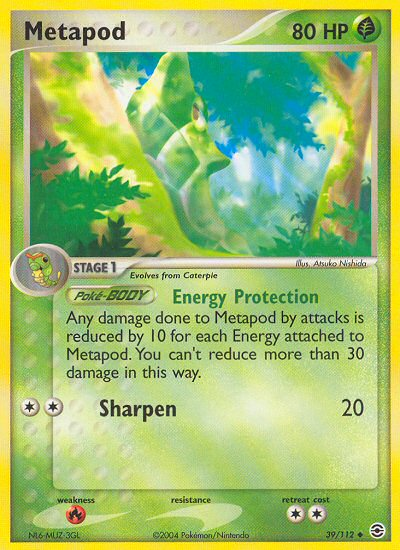 Metapod (39/112) [EX: FireRed & LeafGreen] | Odin's Place