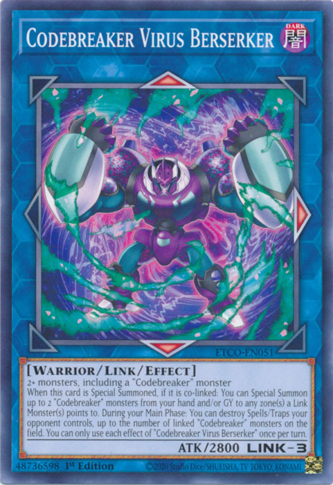 Codebreaker Virus Berserker [ETCO-EN051] Common | Odin's Place