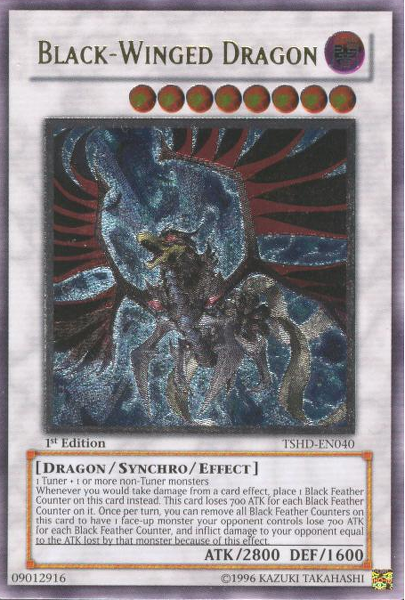 Black-Winged Dragon [TSHD-EN040] Ultimate Rare | Odin's Place