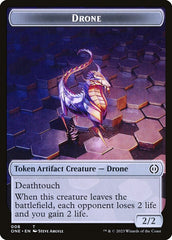 Phyrexian Mite (012) // Drone Double-Sided Token [Phyrexia: All Will Be One Tokens] | Odin's Place
