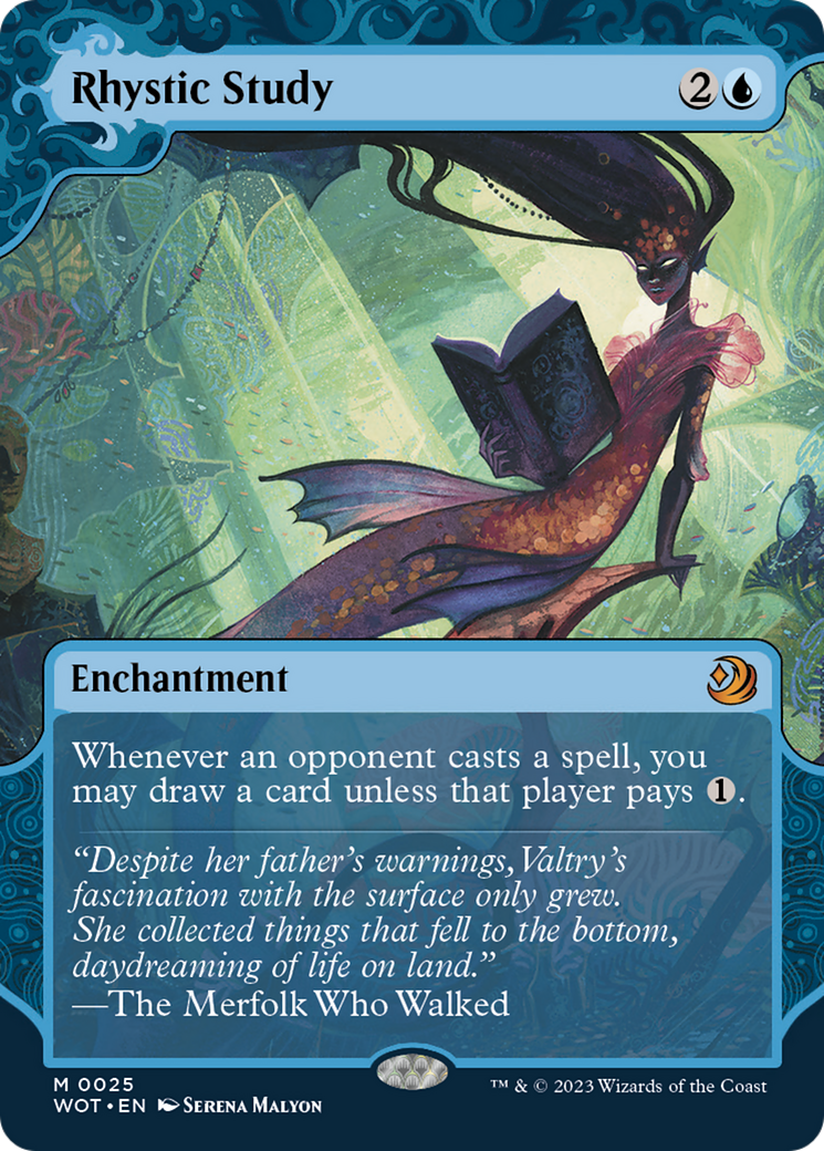 Rhystic Study [Wilds of Eldraine: Enchanting Tales] | Odin's Place