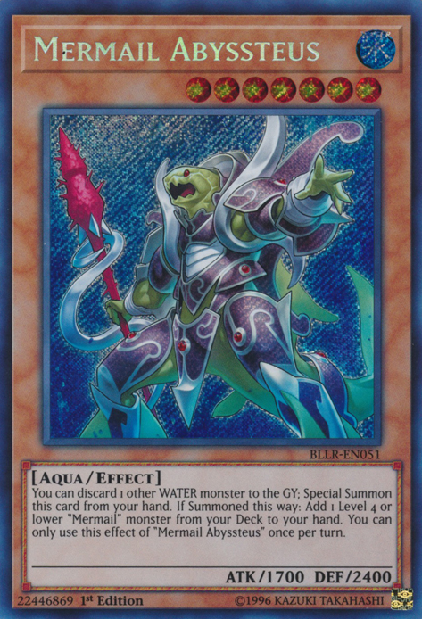 Mermail Abyssteus [BLLR-EN051] Secret Rare | Odin's Place