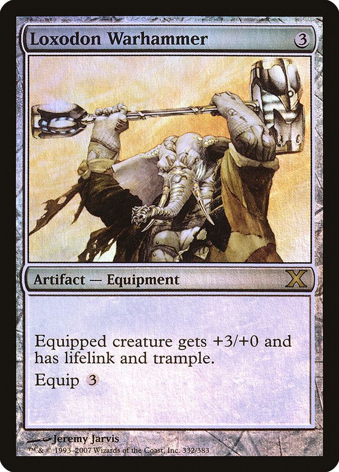 Loxodon Warhammer (Premium Foil) [Tenth Edition] | Odin's Place