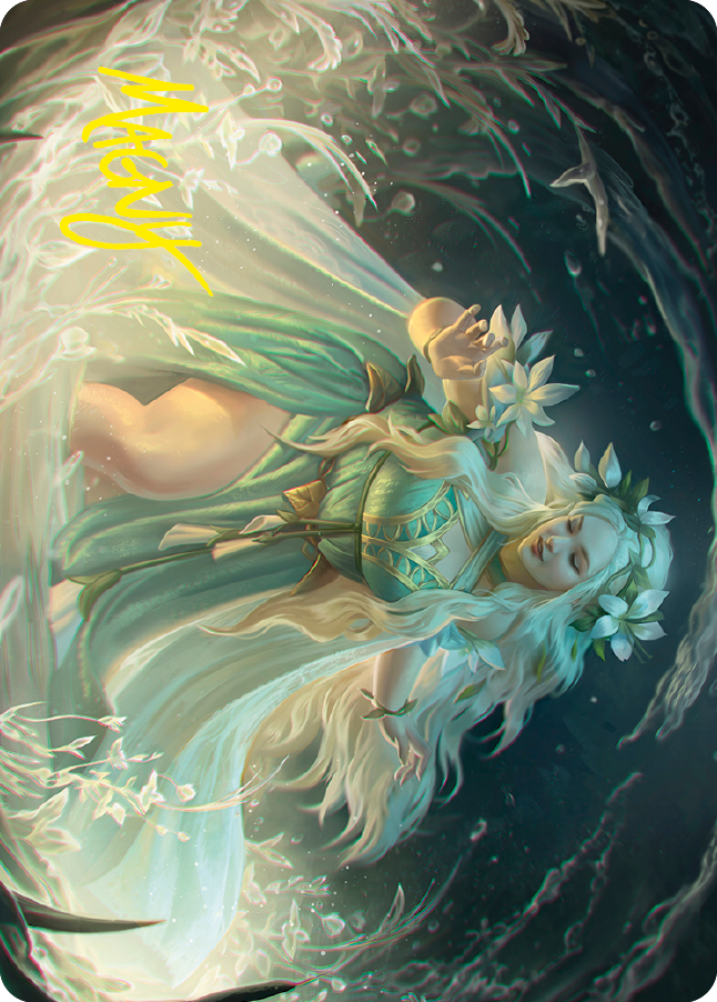 Goldberry, River-Daughter Art Card (Gold-Stamped Signature) [The Lord of the Rings: Tales of Middle-earth Art Series] | Odin's Place