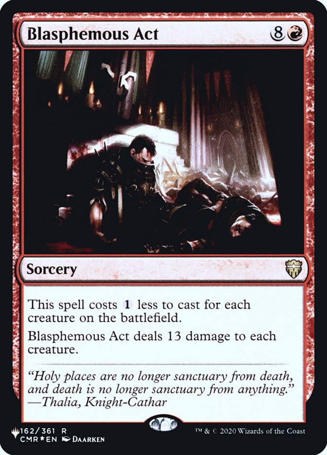 Blasphemous Act [Secret Lair: Heads I Win, Tails You Lose] | Odin's Place