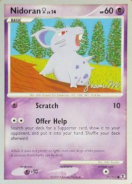 Nidoran♀ LV.14 (71/111) (Queengar - Jason Martinez) [World Championships 2009] | Odin's Place