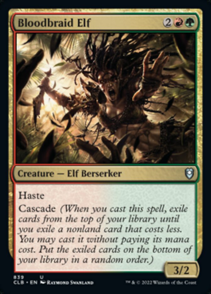 Bloodbraid Elf [Commander Legends: Battle for Baldur's Gate] | Odin's Place